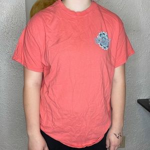 Pink T-shirt Happy vibes